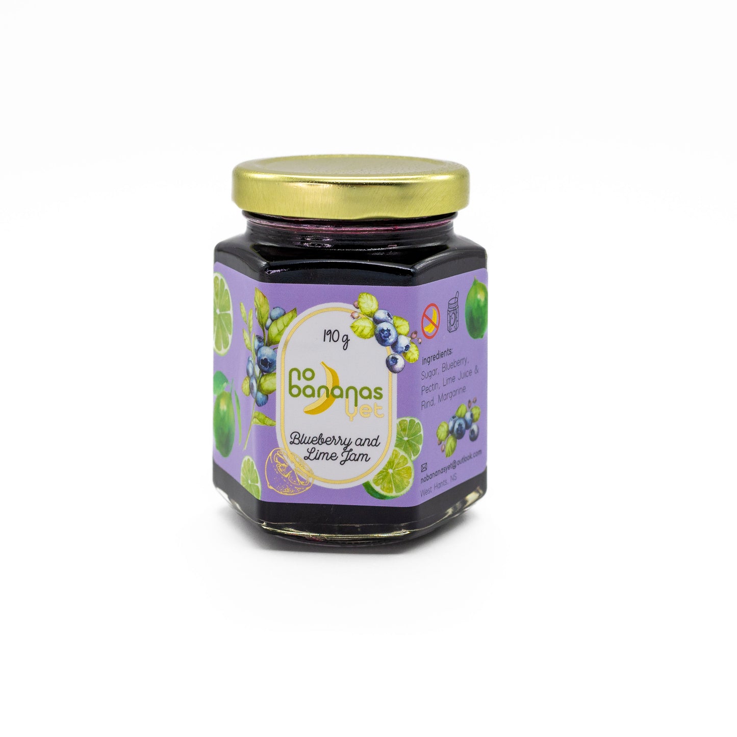 Blueberry and Lime Jam