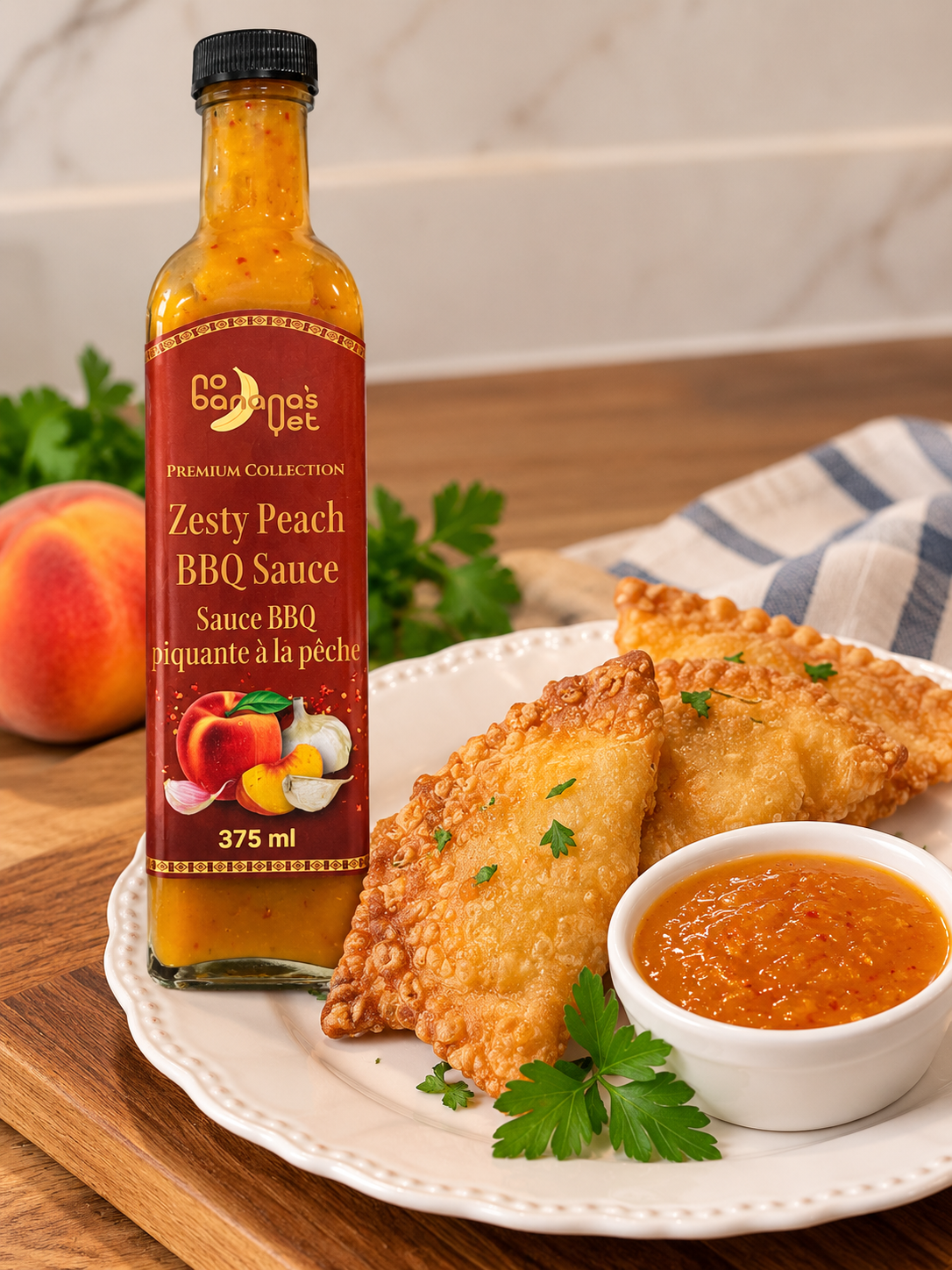 Zesty Peach BBQ Sauce