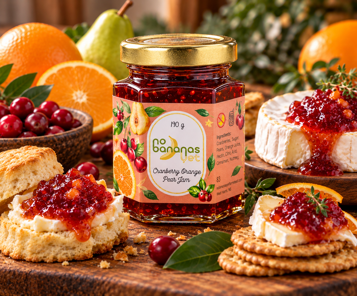 Cranberry Orange Pear Jam