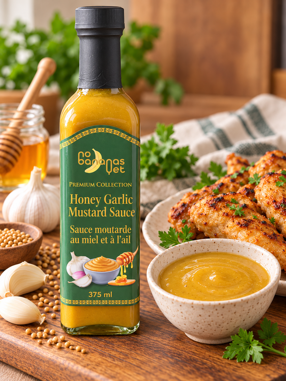 Honey Garlic Mustard Sauce