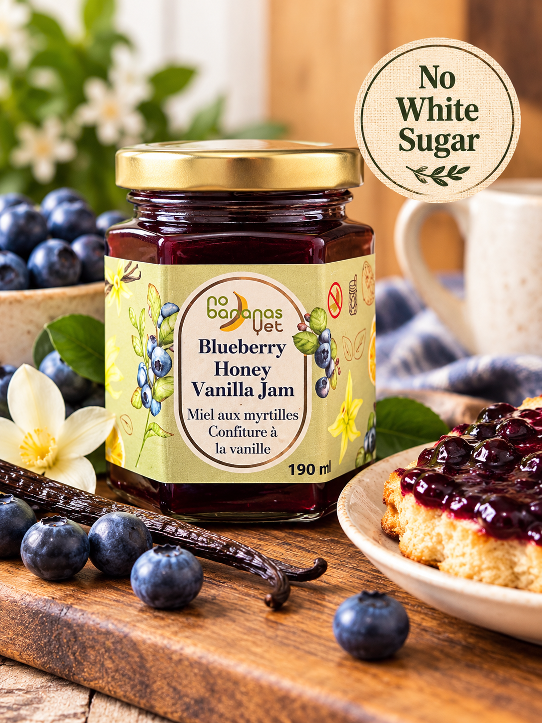 Blueberry Honey Vanilla Jam
