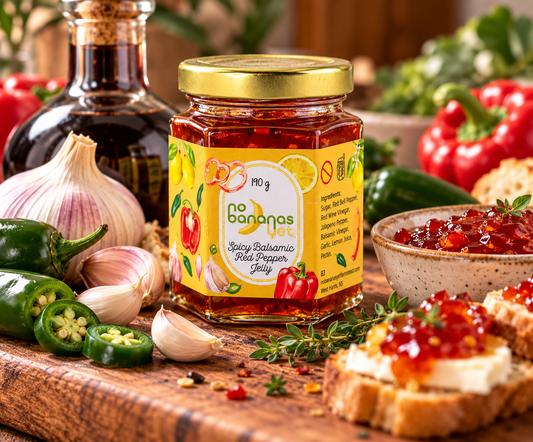 Spicy Balsamic Red Pepper Jelly